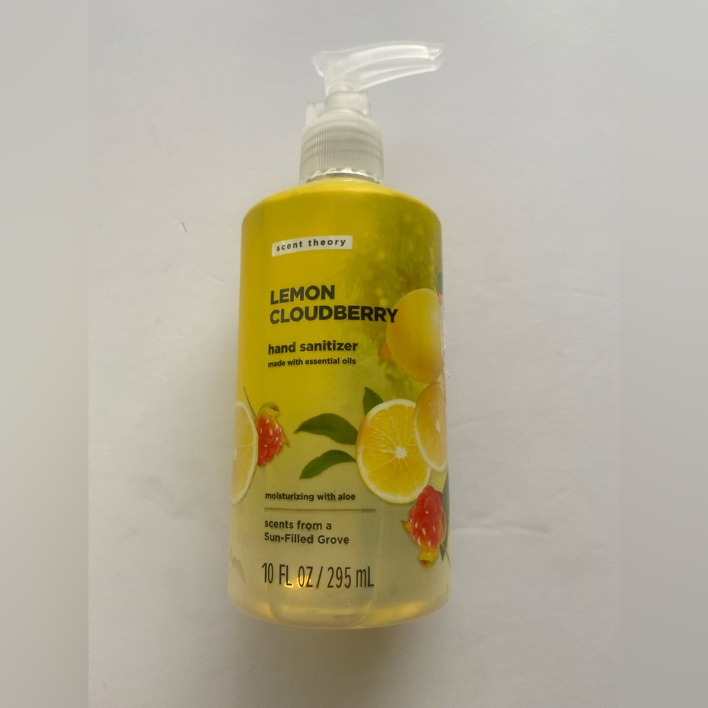 Scent Theory Lemon Cloudberry hand sanitizer 10fl Oz